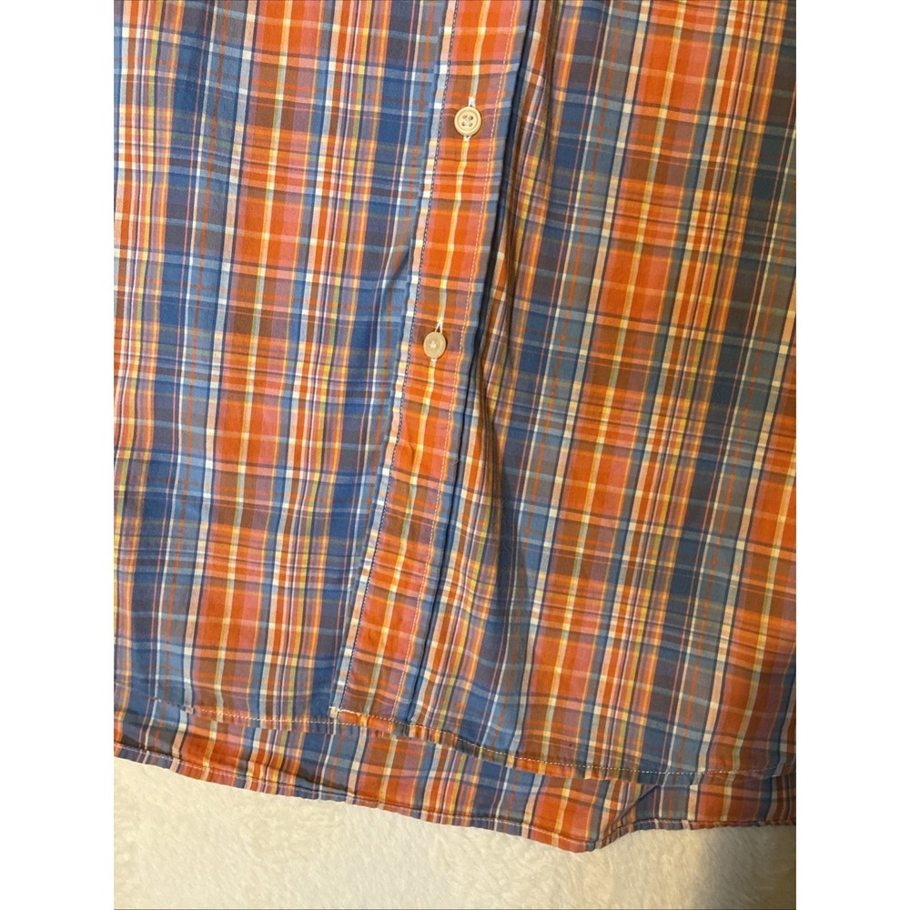 US Polo Association Mens Plaid Button Down Short Sleeve Shirt Size 2xl - Picture 6 of 11